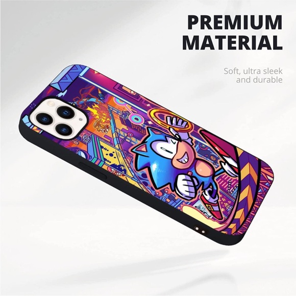 New Cool Compatible with iPhone 15 Pro Case, Shockproof Thin Case (Cute-Sonic-7) - Picture 3 of 8